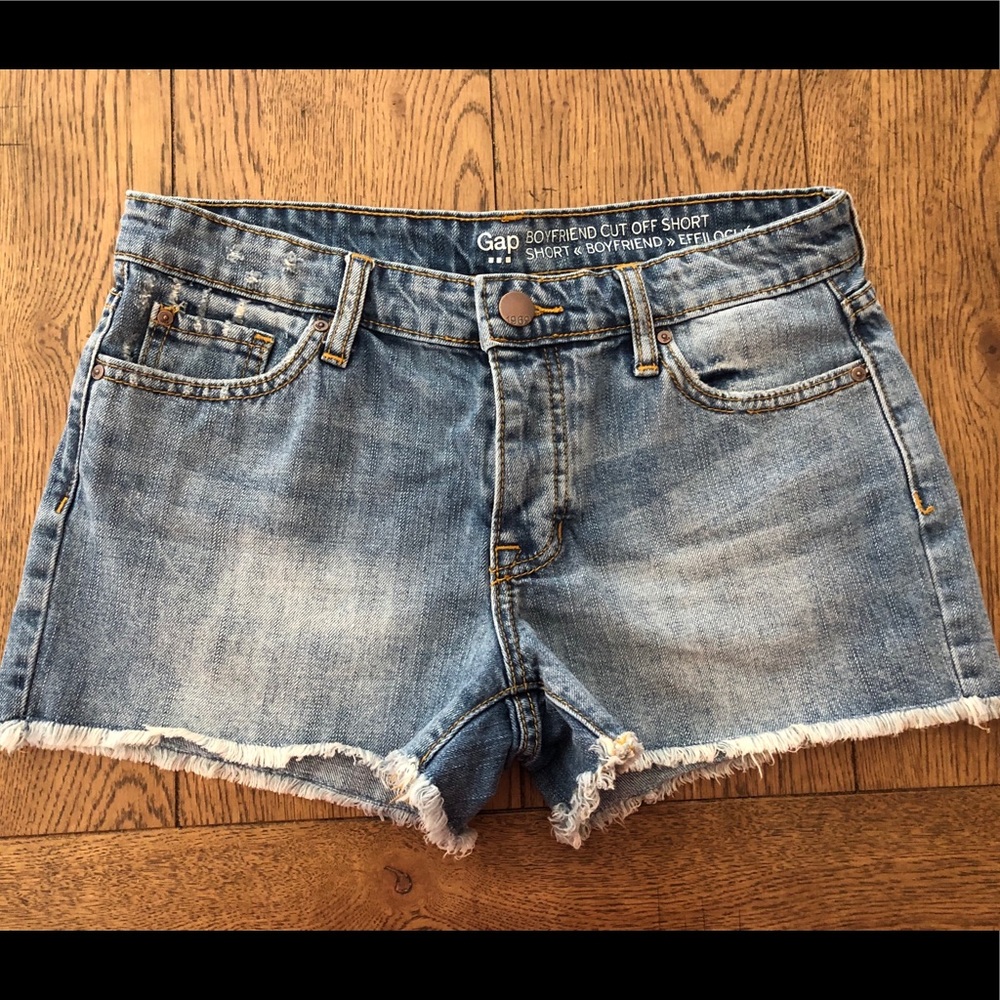 Gap boyfriend jean shorts